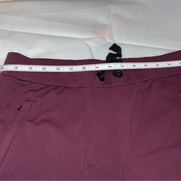 Athleta Jogger Pants Womens Hilltop Sweatpants Burgundy Maroon Size Medium - Picture 6 of 8